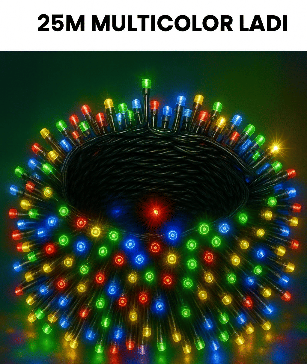     			SPARKWORLD Multicolor 25M String Light ( Pack of 1 )