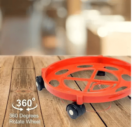     			SPIX Red Plastic Gas Cylinder Trolleys ( Pack of 1 )