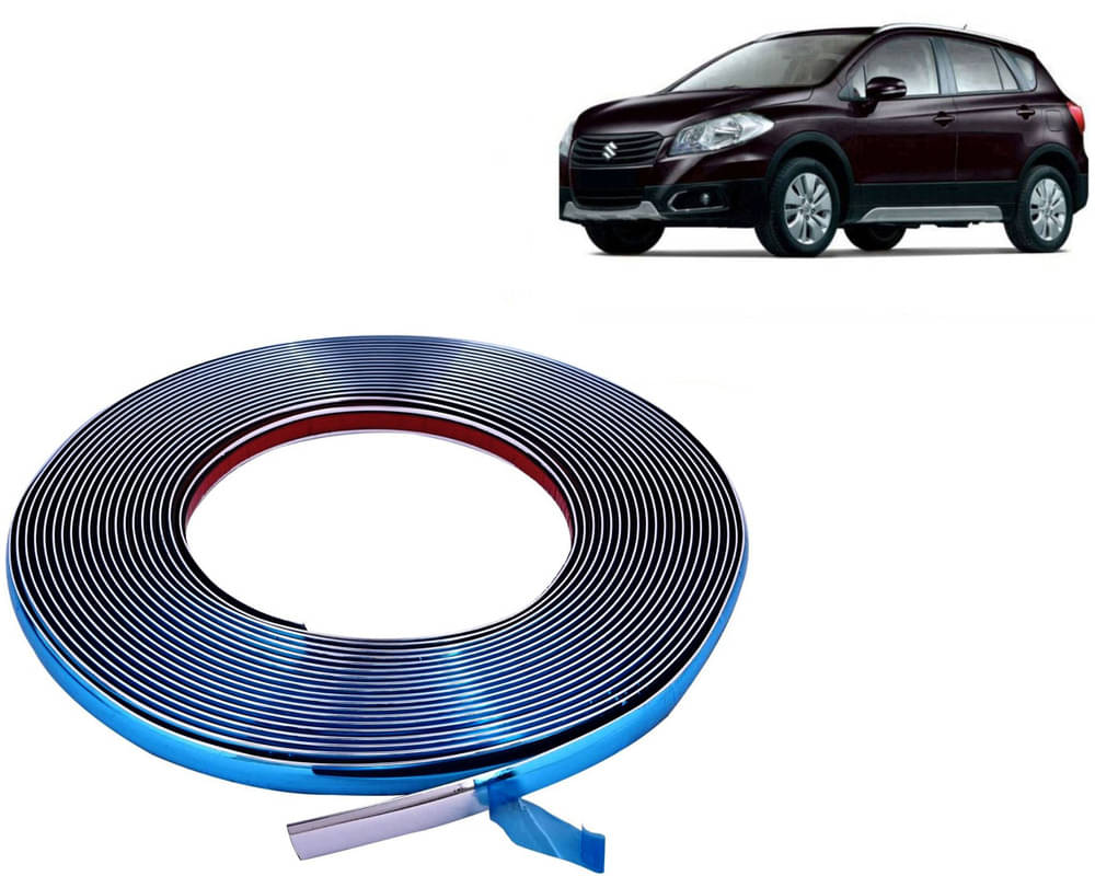 Side Chrome Beading Roll For Car Exterior Decorating & Styling Strips (15mm 20Meter) For S Cross Side Chrome Beading Roll For Car Exterior Decorating & Styling Strips (15mm 20Meter) For S Cross