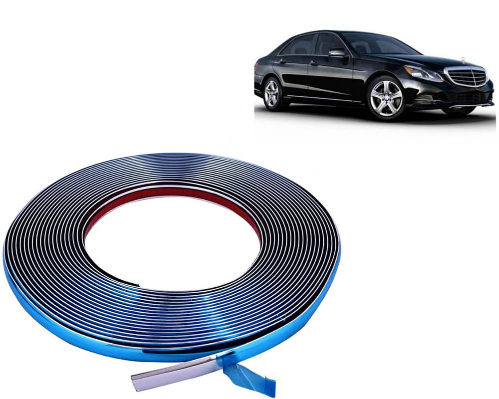     			Side Chrome Beading Roll For Car Exterior Decorating & Styling Strips (15mm 20Meter) For Benz E CLASS