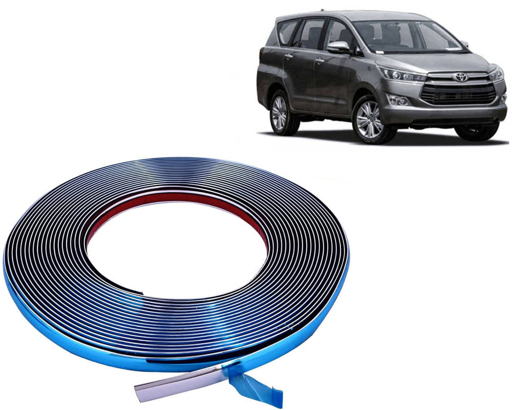 Side Chrome Beading Roll For Car Exterior Decorating & Styling Strips (15mm 20Meter) For Innova Crysta 2016     			Side Chrome Beading Roll For Car Exterior Decorating & Styling Strips (15mm 20Meter) For Innova Crysta 2016