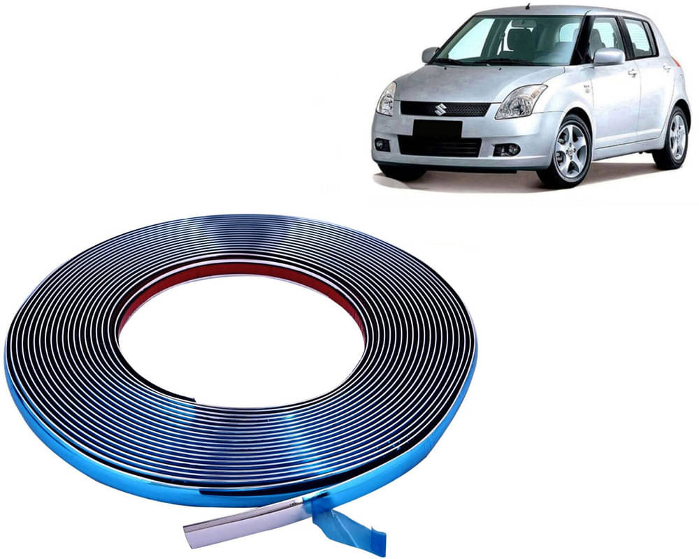 Side Chrome Beading Roll For Car Exterior Decorating & Styling Strips (15mm 20Meter) For Swift Type -1 Side Chrome Beading Roll For Car Exterior Decorating & Styling Strips (15mm 20Meter) For Swift Type -1