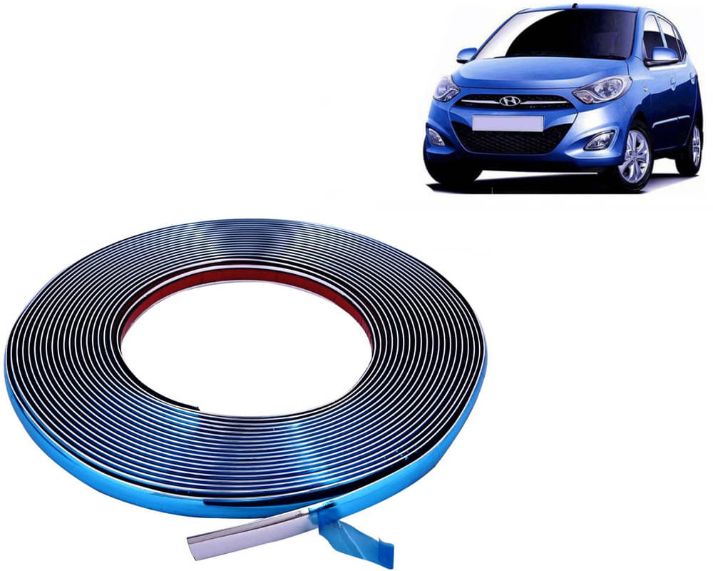 Side Chrome Beading Roll For Car Exterior Decorating & Styling Strips (15mm 20Meter) For I10 Type-2     			Side Chrome Beading Roll For Car Exterior Decorating & Styling Strips (15mm 20Meter) For I10 Type-2