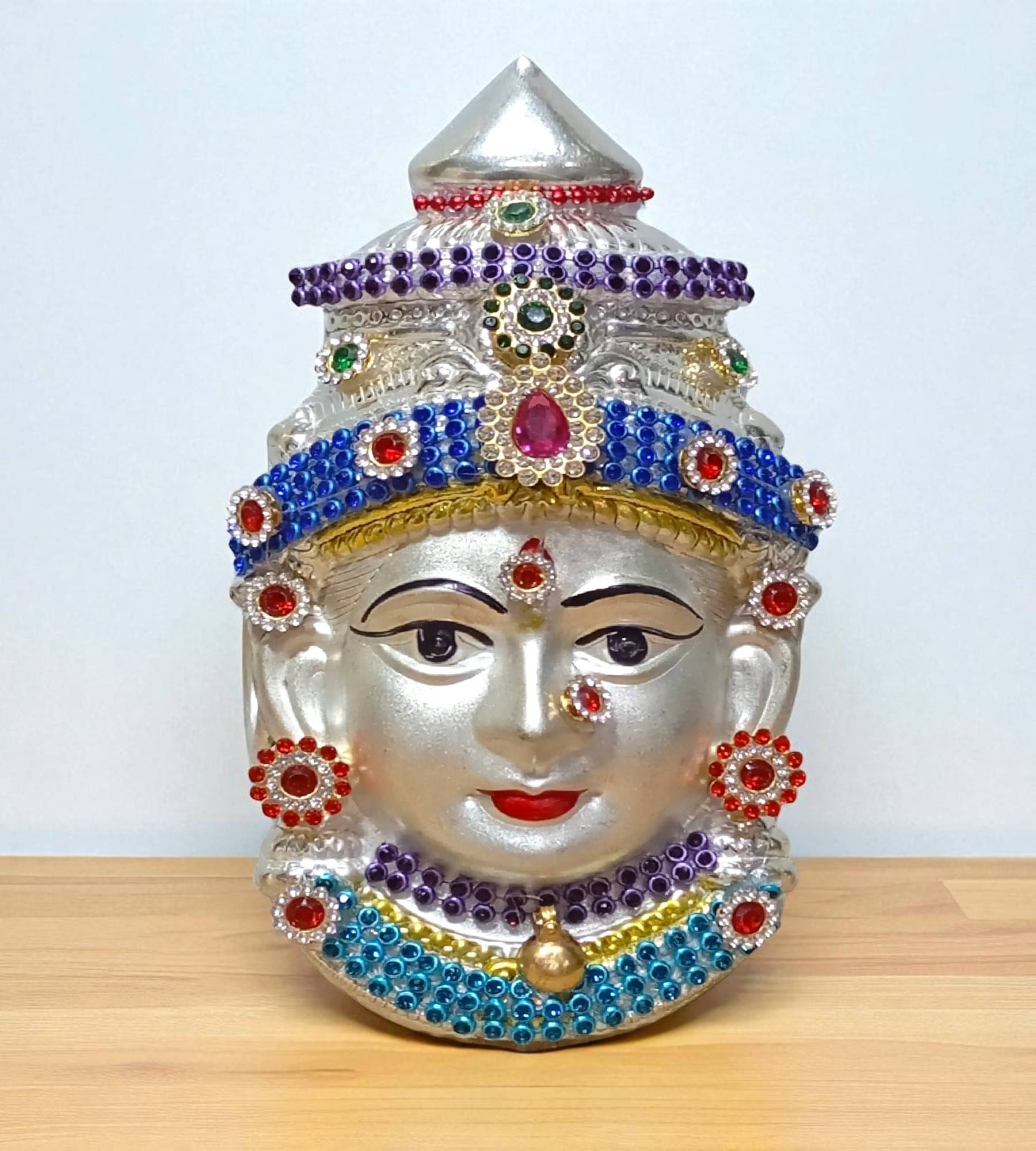     			Sigaram Silverplated Laxmi Owl Idol ( 15 cm )