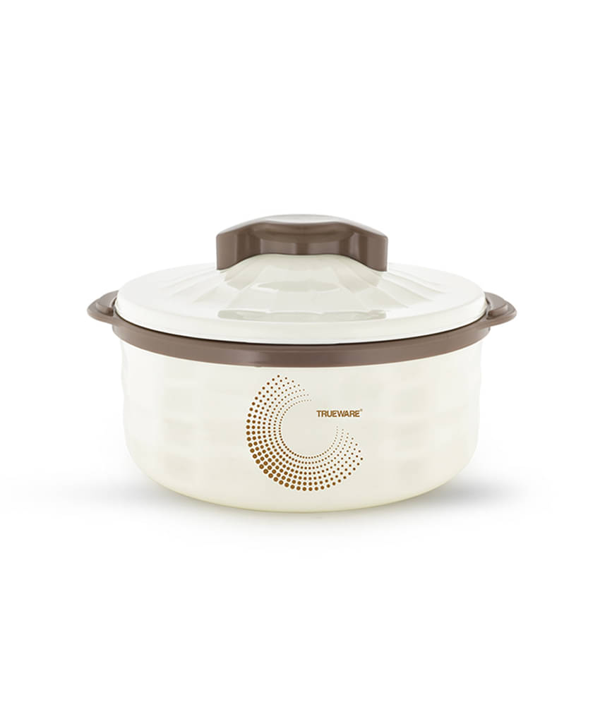     			Trueware Stylus Inner Steel Outer Brown Plastic Thermoware Casserole ( Set of 1 , 2000 mL )