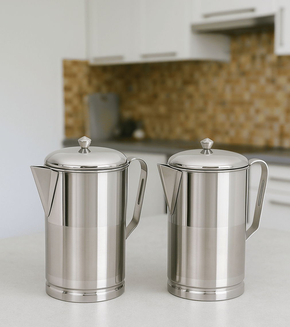 Visaxmi Stainless Steel Jugs 2000 mL Silver Visaxmi Stainless Steel Jugs 2000 mL Silver