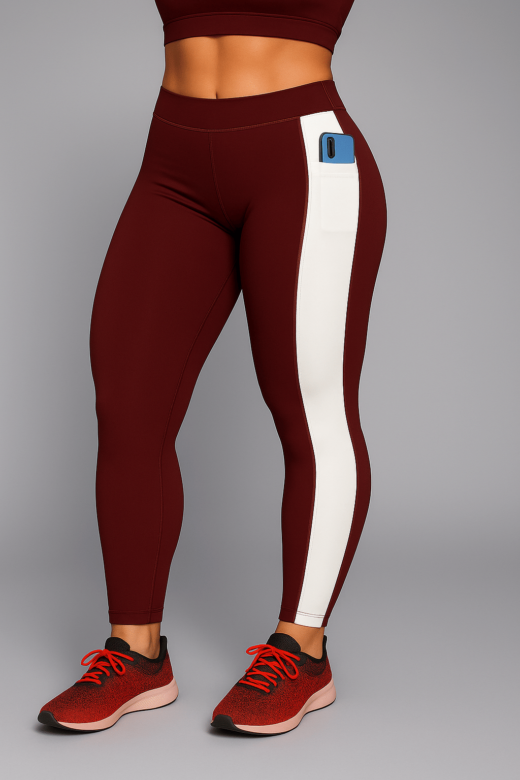     			WUGO Women Polyester Sports Tights