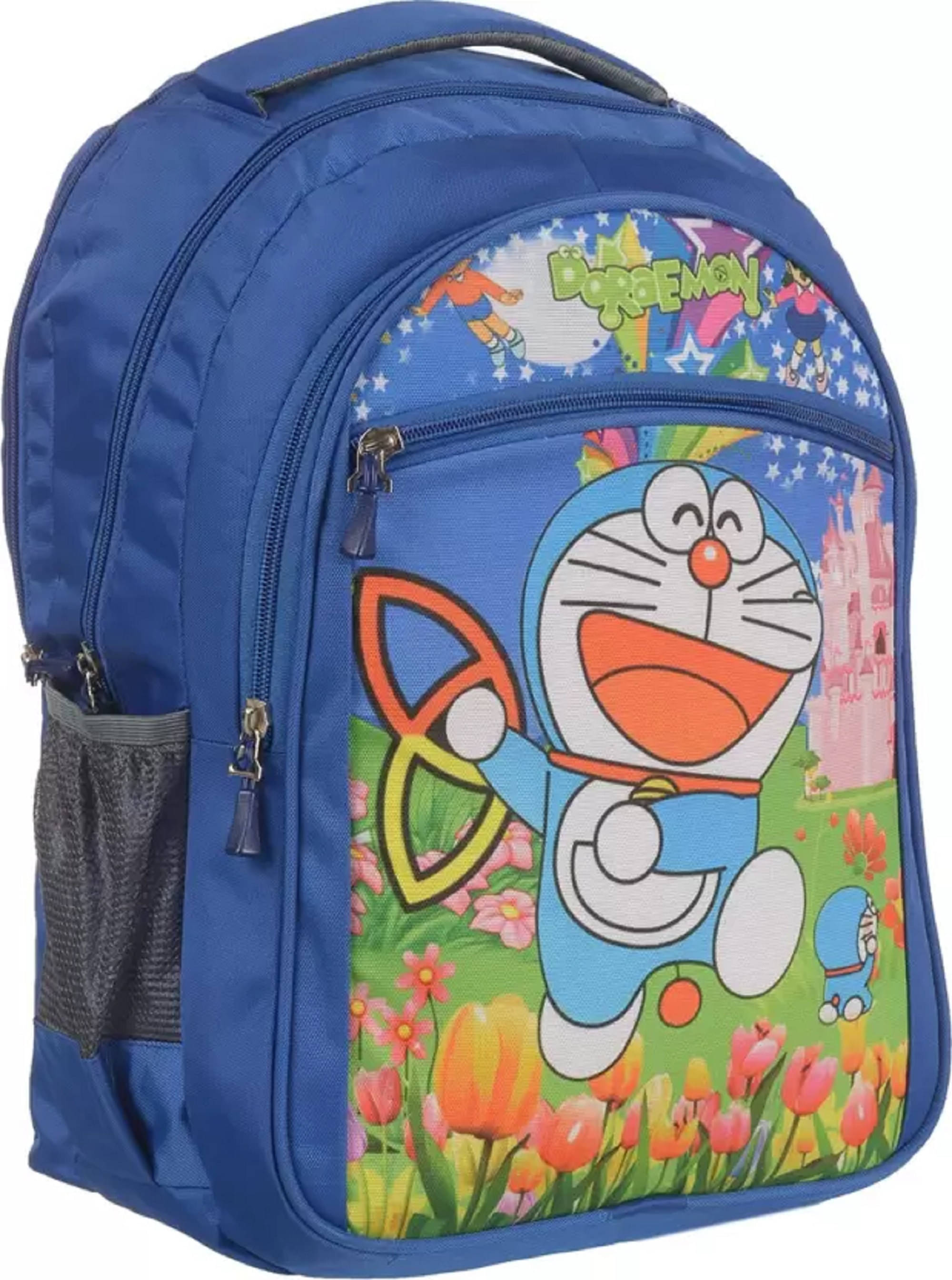    			n.k Blue Polyester Backpack For Kids