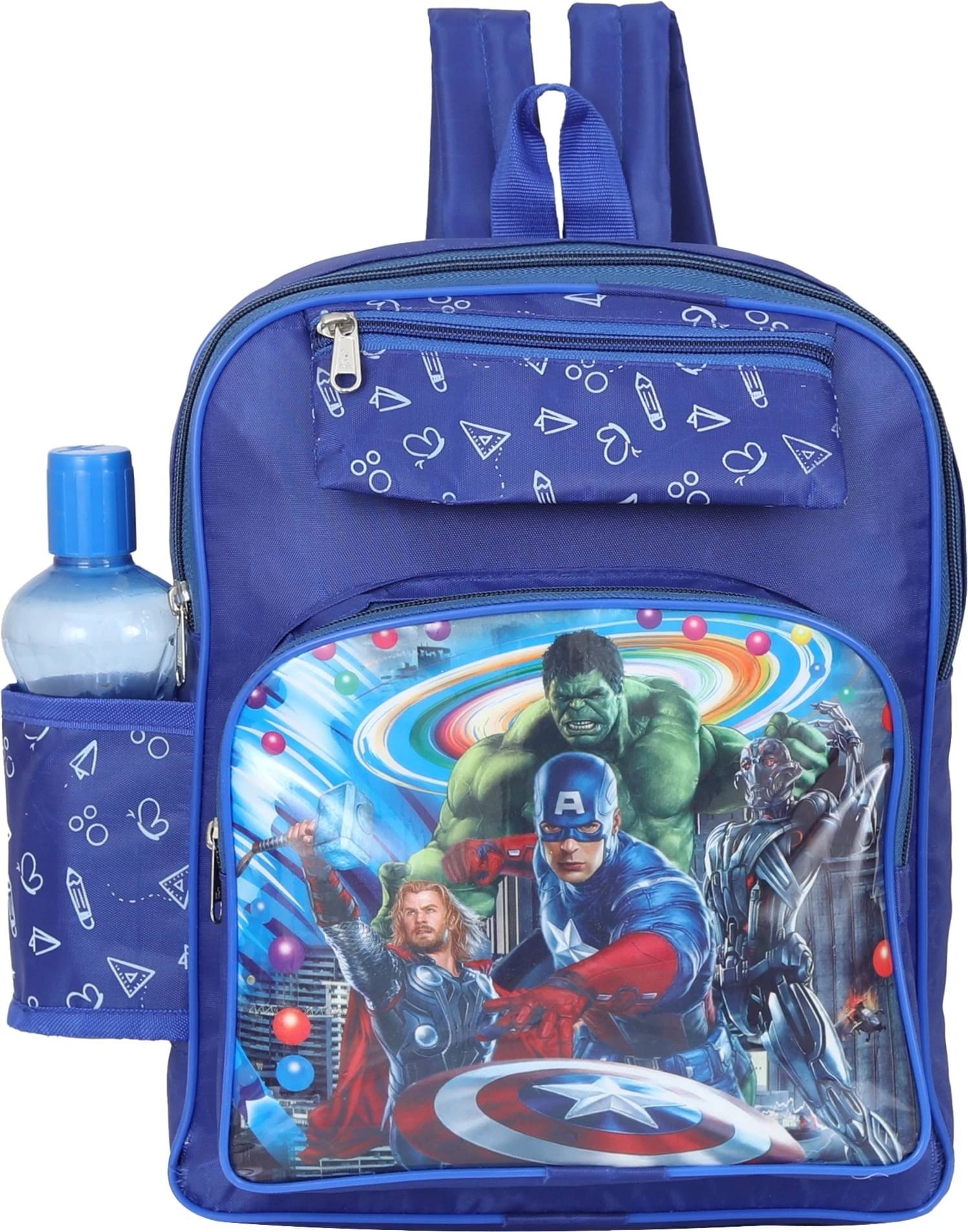     			n.k Blue Polyester Backpack For Kids