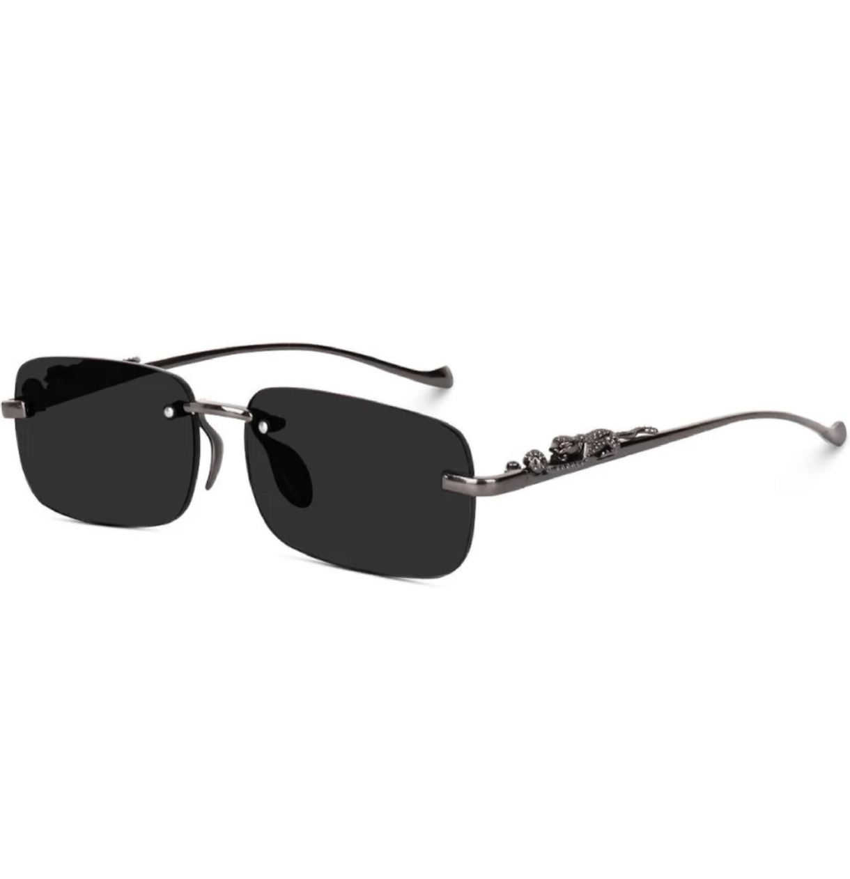     			AMAZEA Silver Rectangular Sunglasses ( Pack of 1 )