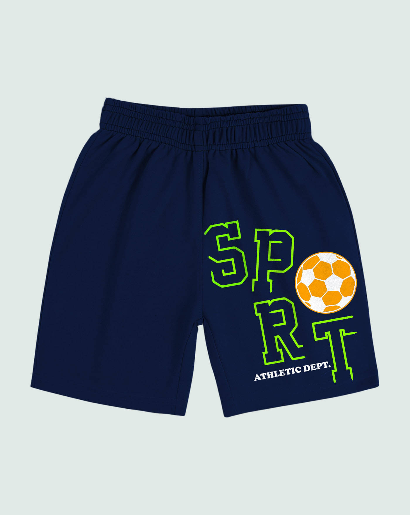     			AOOSH Pack of 1 Cotton Blend Shorts For Boys ( Navy Blue )