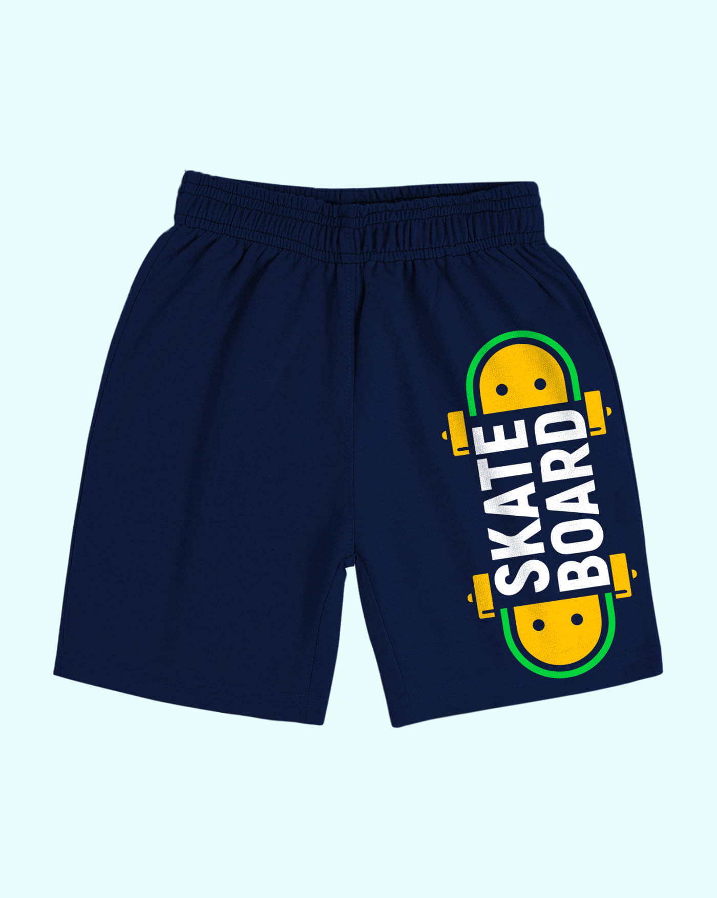     			AUSK Pack of 1 Cotton Blend Shorts For Boys ( Navy Blue )