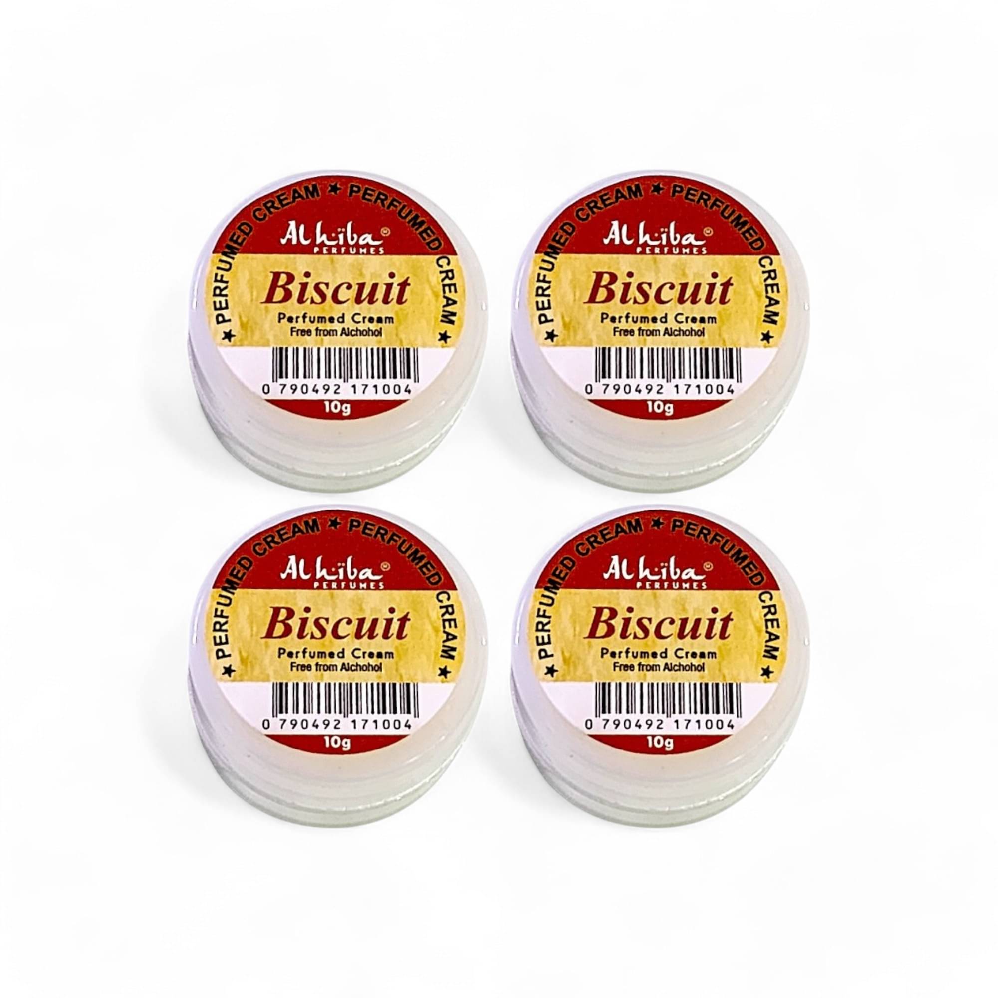 Al Hiba Biscuit Perfumed Body Deodorant Cream for Unisex 10 gm ( Pack of 4 ) Al Hiba Biscuit Perfumed Body Deodorant Cream for Unisex 10 gm ( Pack of 4 )