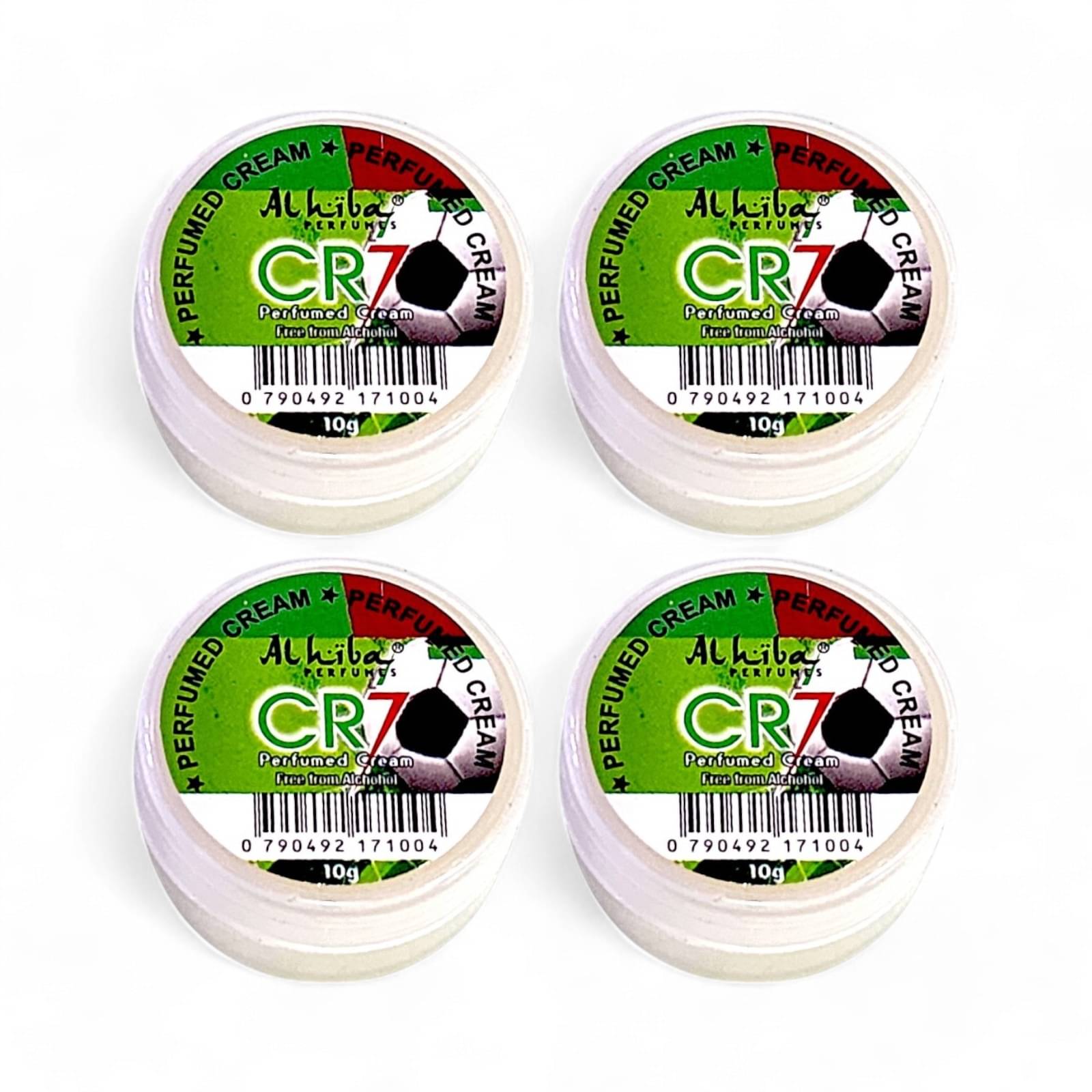     			Al Hiba CR7 Perfumed Body Deodorant Cream for Unisex 10 gm ( Pack of 4 )