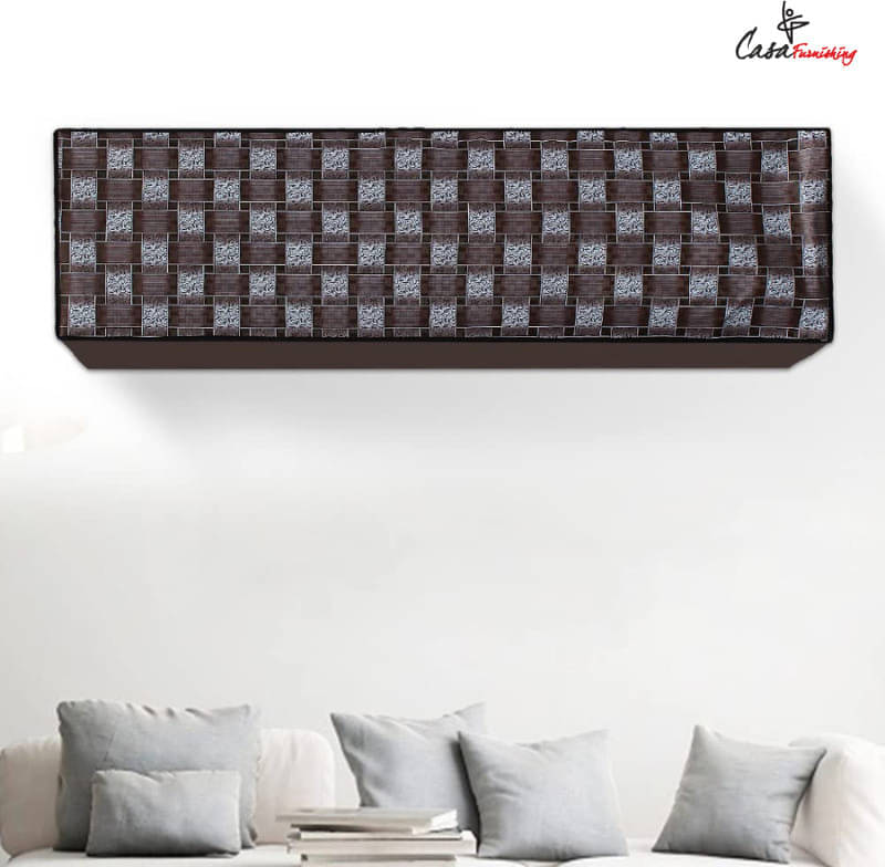 CASA FURNISHING Single Polyester MAROON AC Cover for 1.5 Ton Split AC CASA FURNISHING Single Polyester MAROON AC Cover for 1.5 Ton Split AC