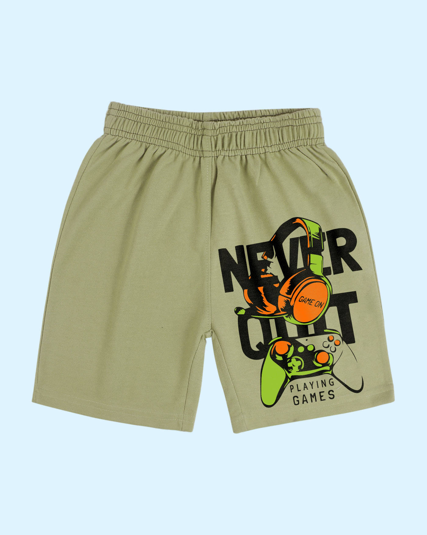     			ENITOR Pack of 1 Cotton Blend Shorts For Boys ( Lime Green )