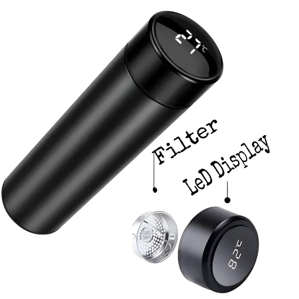 Generic Water Bottle 500 ml Black Steel Water Bottle 500 mL ( Set of 1 ) Generic Water Bottle 500 ml Black Steel Water Bottle 500 mL ( Set of 1 )