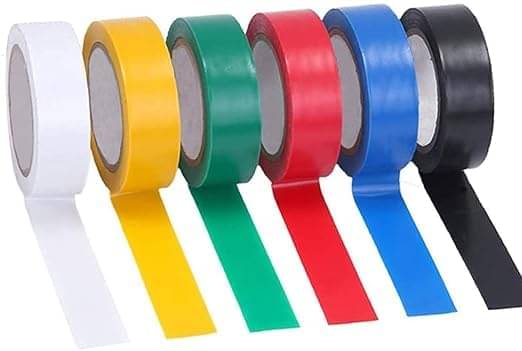     			Water Proof Tape, Multipurpose Electric Insulating, Home, Outdoor (Multicolor, Pack of 6)