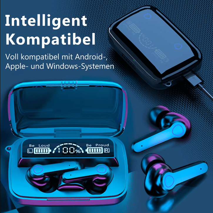     			M19 Bluetooth True Wireless (TWS) In Ear 20 Hours Playback Fast charging,Powerfull bass IPX4(Splash & Sweat Proof) Black