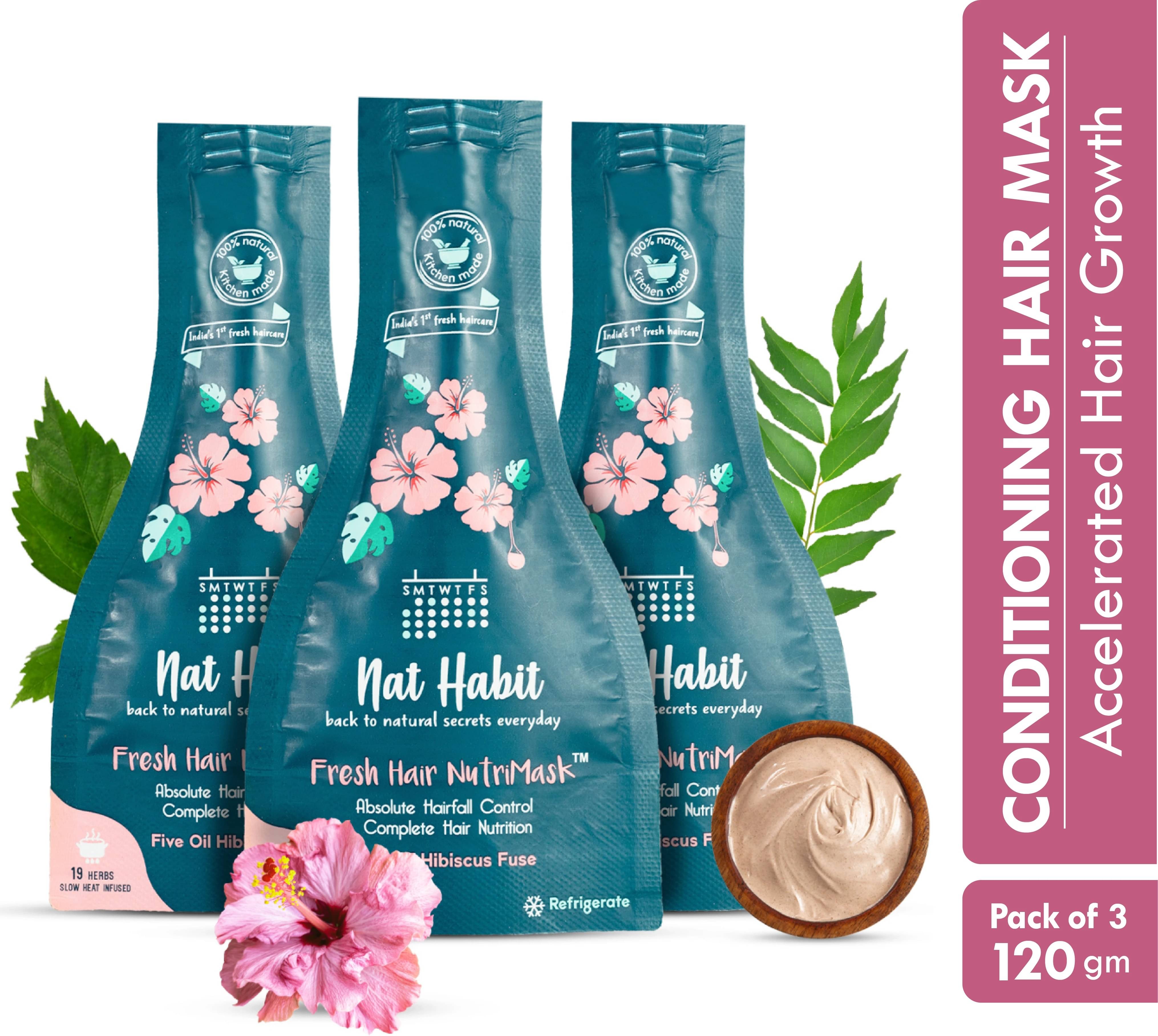     			Nat Habit 5-Oil Hibiscus FRESH Hair Mask (NutriMask) Hair (120 g)