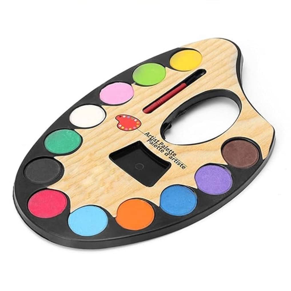     			Non-Toxic Sketch Painting Watercolor Set, Artistic Palette Set for Kids in Bulk Watercolor Set for Children, Sketch Painting Water Color Kit for Girls/Boys, Multicolour