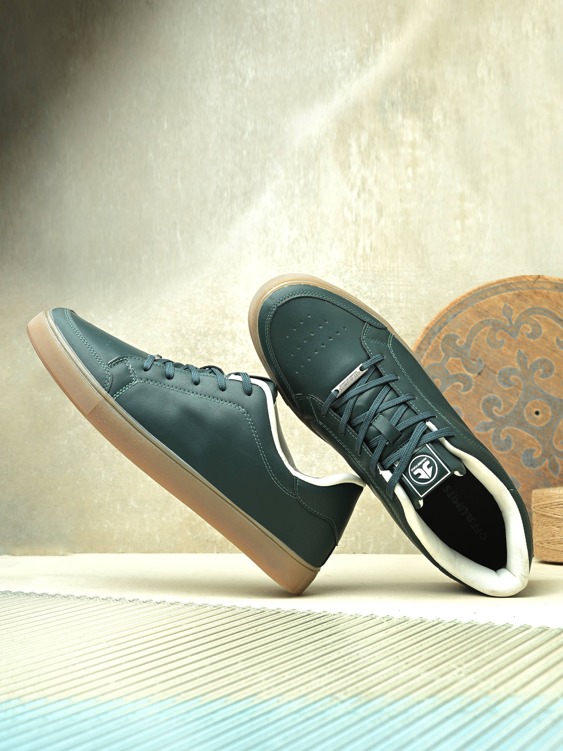    			OFF LIMITS SKYLINE B&T Green Men's Sneakers