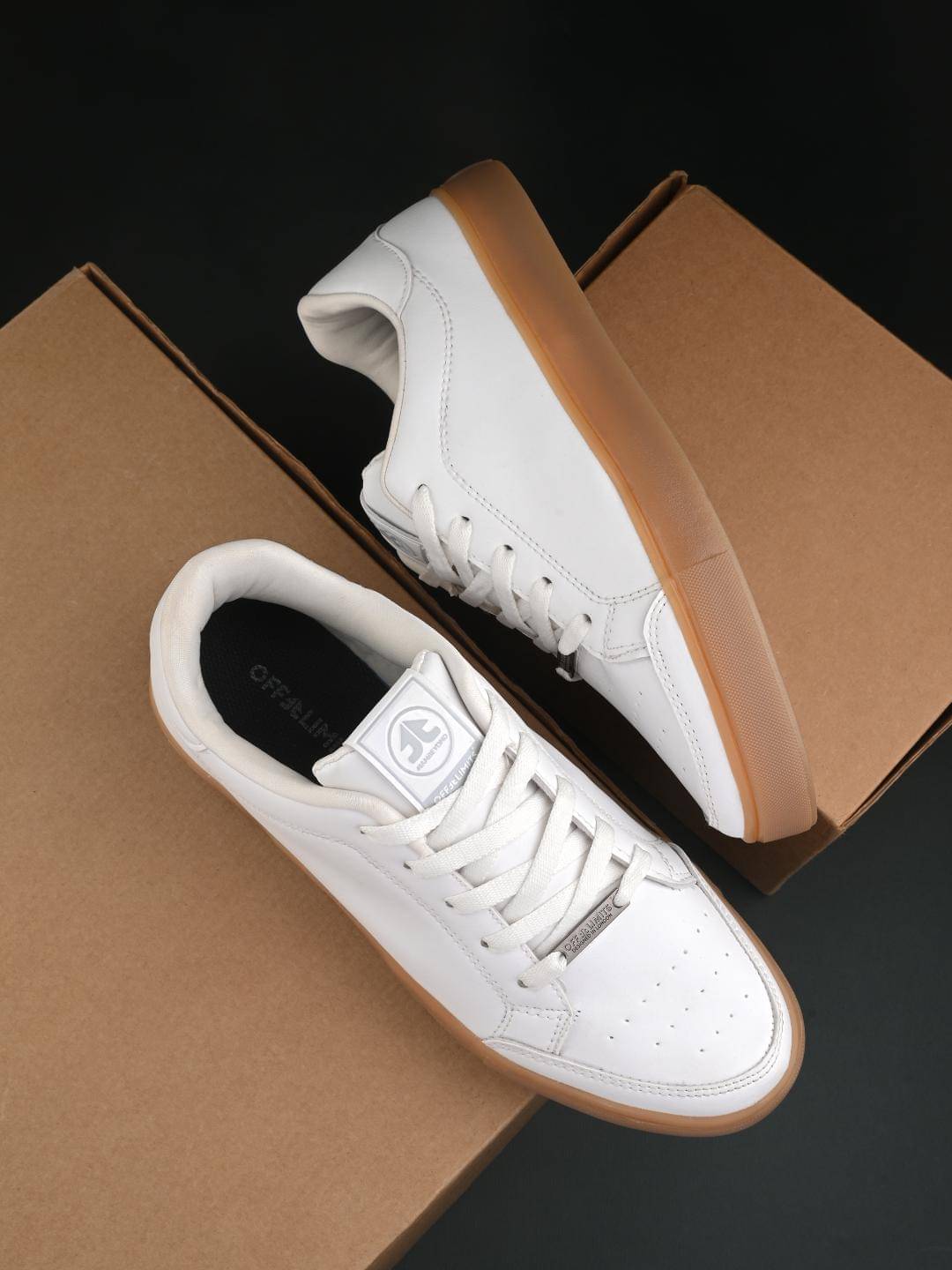     			OFF LIMITS SKYLINE B&T White Men's Sneakers
