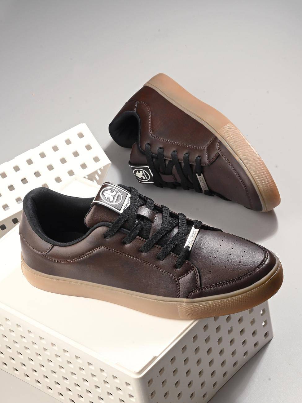    			OFF LIMITS SKYLINE B&T Brown Men's Sneakers