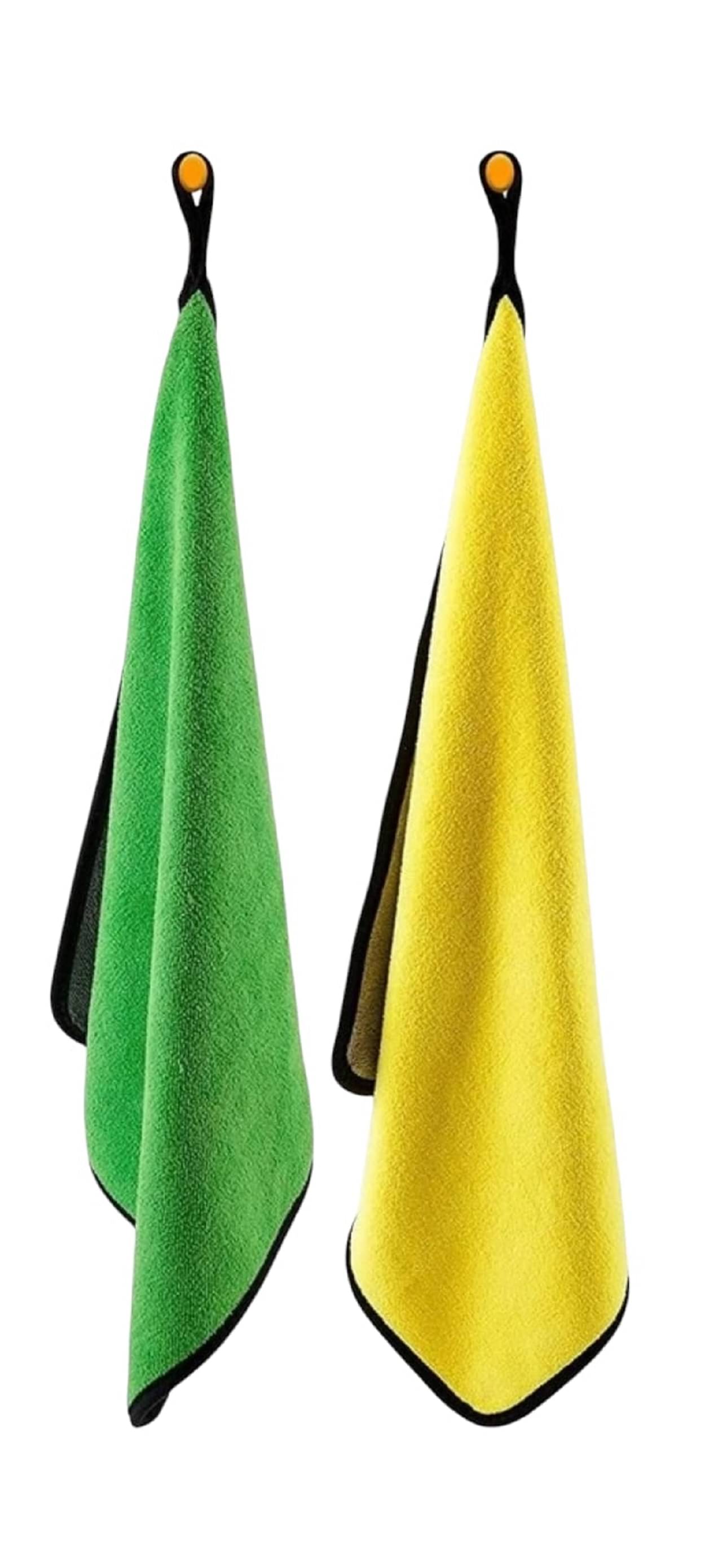     			Parcon Multicolor 600 GSM Microfiber Cloth For Automobile ( Pack of 2 )