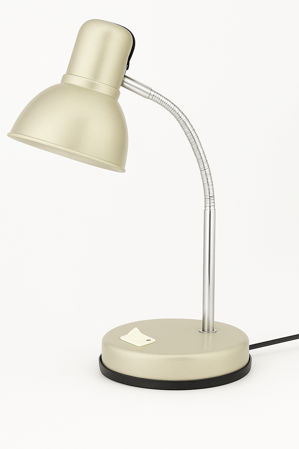     			SPARKWORLD Beige Study Table Lamp ( Pack of 1 )