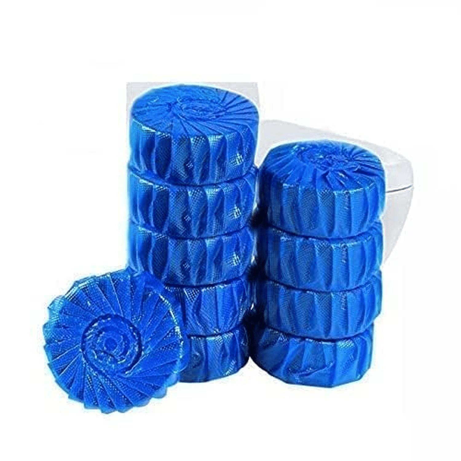     			10 Pcs Toilet Bowl Deodorizer Cleaner Powerful Automatic Flush Toilet cleaner tablet/Automatic Toilet Bowl Cleaner Tablets Stain Remover Bathroom Flush Tank Blue Tab Tablet