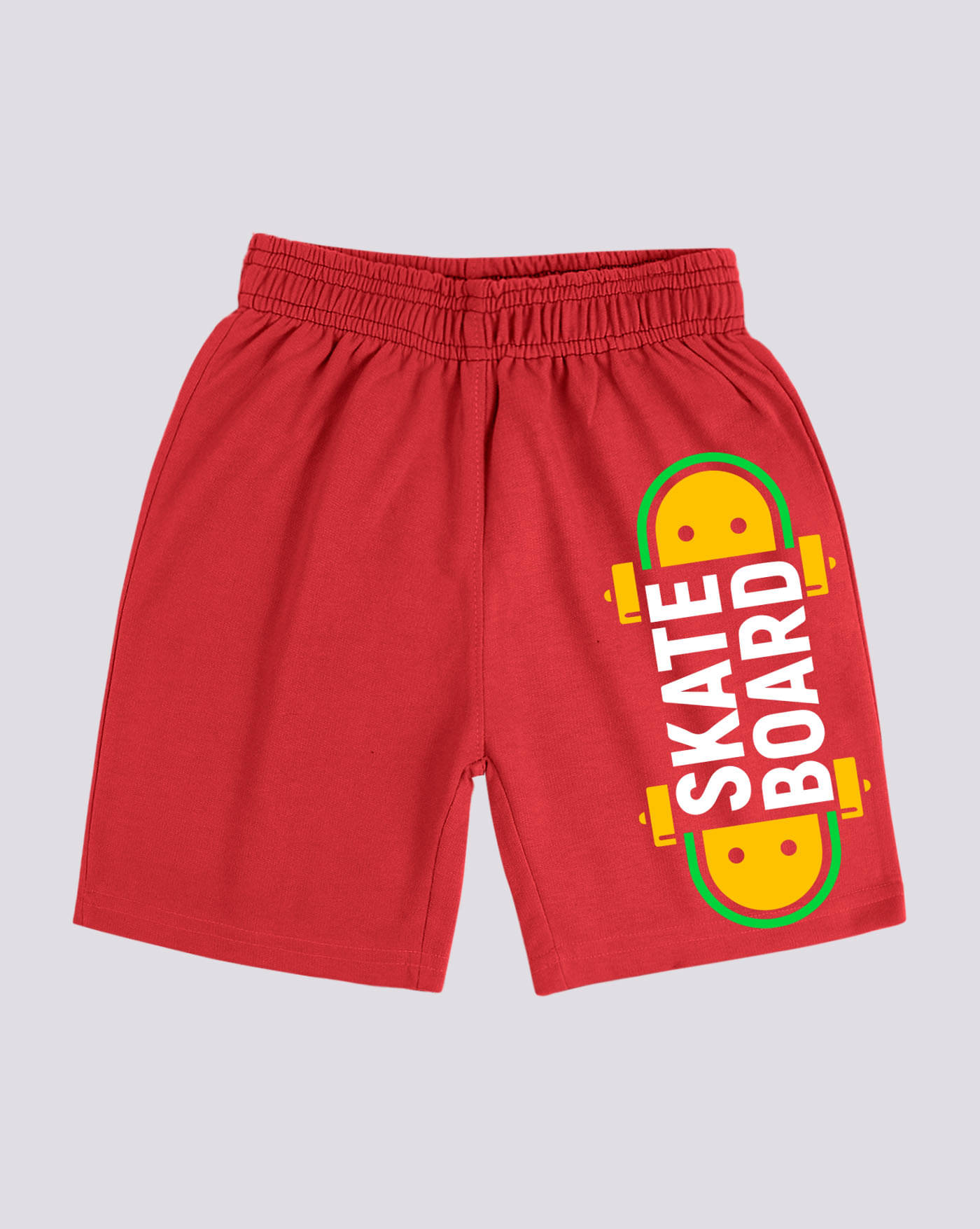     			AUSK Pack of 1 Cotton Blend Shorts For Boys ( Red )