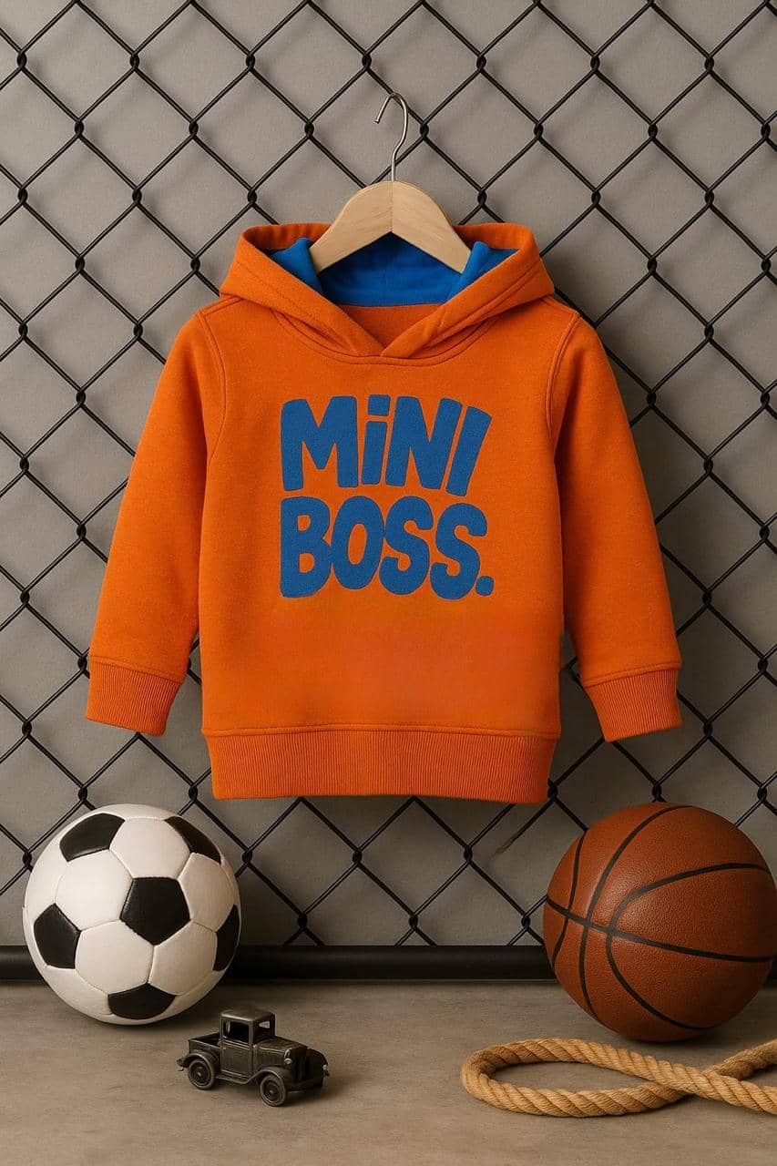 AUSTIVO Pack of 1 Boys Fleece Sweatshirt ( Light Yellow )