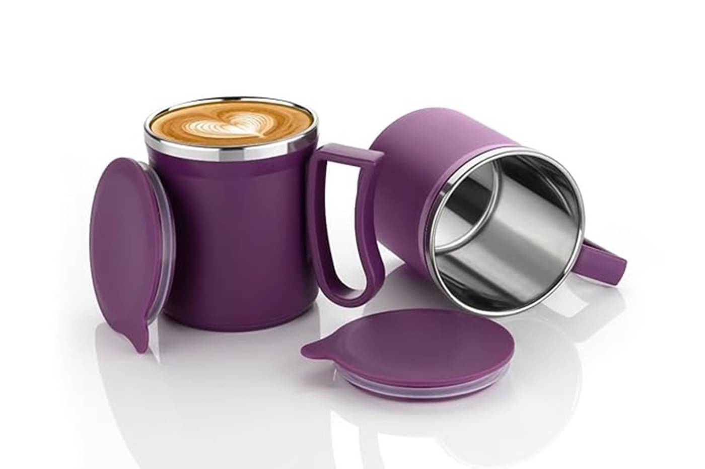     			Analog Kitchen ware Milk/Tea/Coffee Mug Plastic Coffee Mug 300 mL ( Pack of 2 )