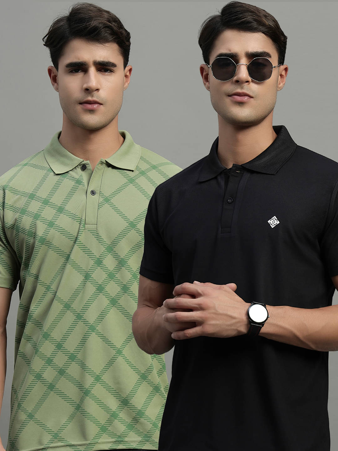 BLISS BOYS Men Polyester Regular Fit Printed Polo T Shirt ( Black )     			BLISS BOYS Men Polyester Regular Fit Printed Polo T Shirt ( Black )