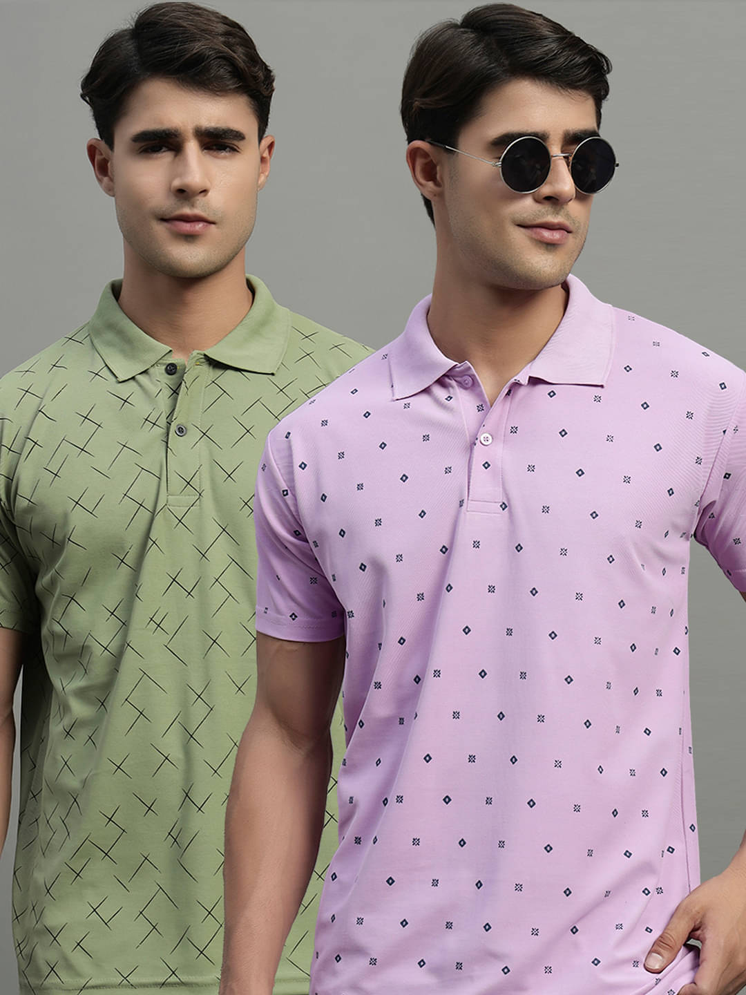     			BLISS BOYS Men Polyester Regular Fit Printed Polo T Shirt ( Sea Green )