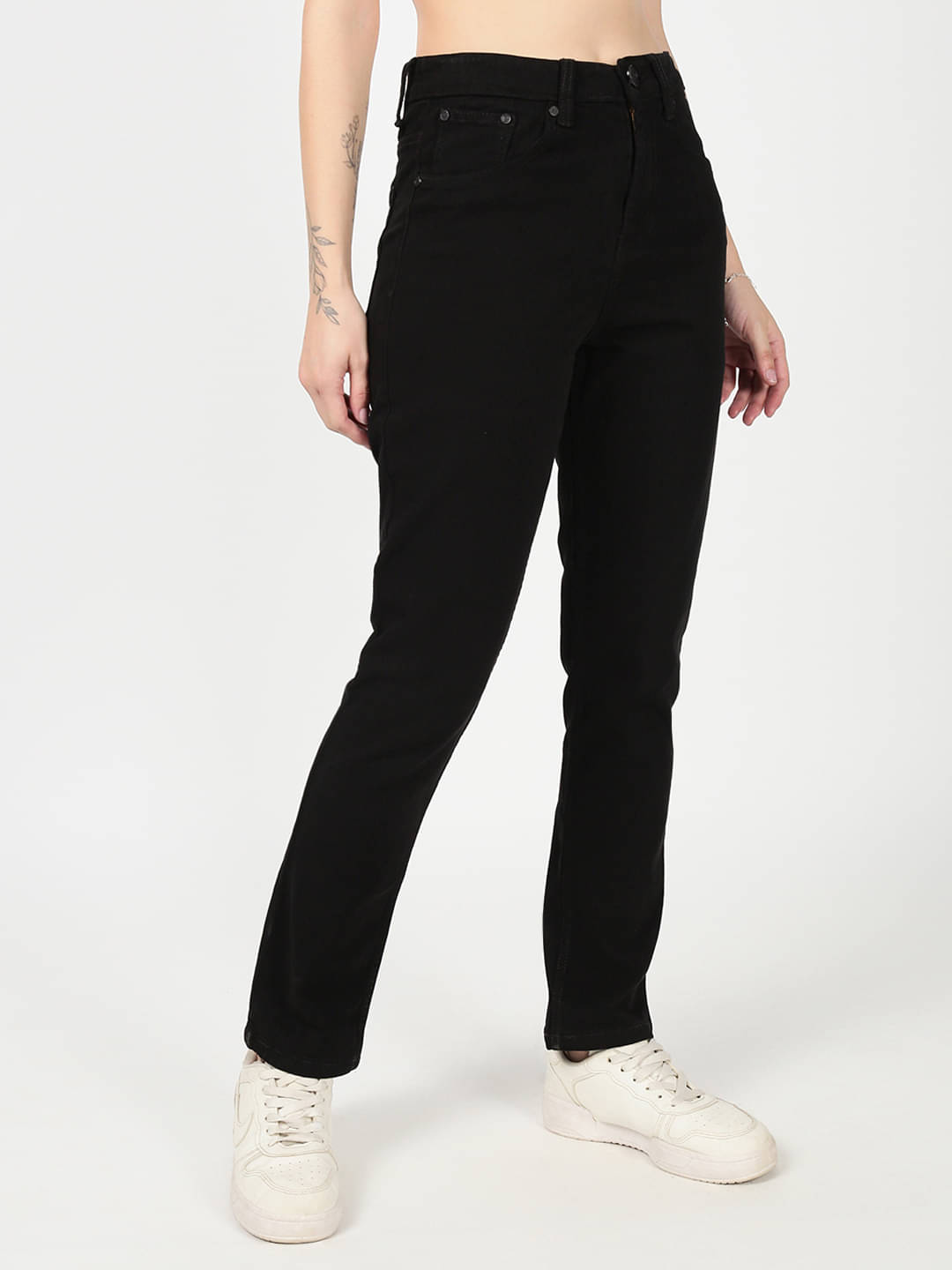     			Bene Kleed Women's Slim Fit Mid-Rise Jeans ( Black )