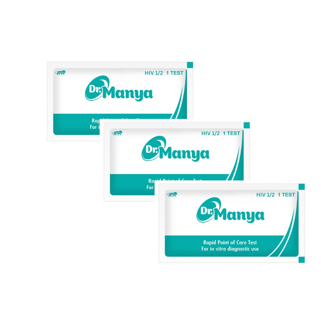 Dr. Manya HIV 1/2 Rapid Test Kit (3rd Generation) – Pack of 3 | Fast Antibody Detection | Accurate Home or Clinical Use Dr. Manya HIV 1/2 Rapid Test Kit (3rd Generation) – Pack of 3 | Fast Antibody Detection | Accurate Home or Clinical Use