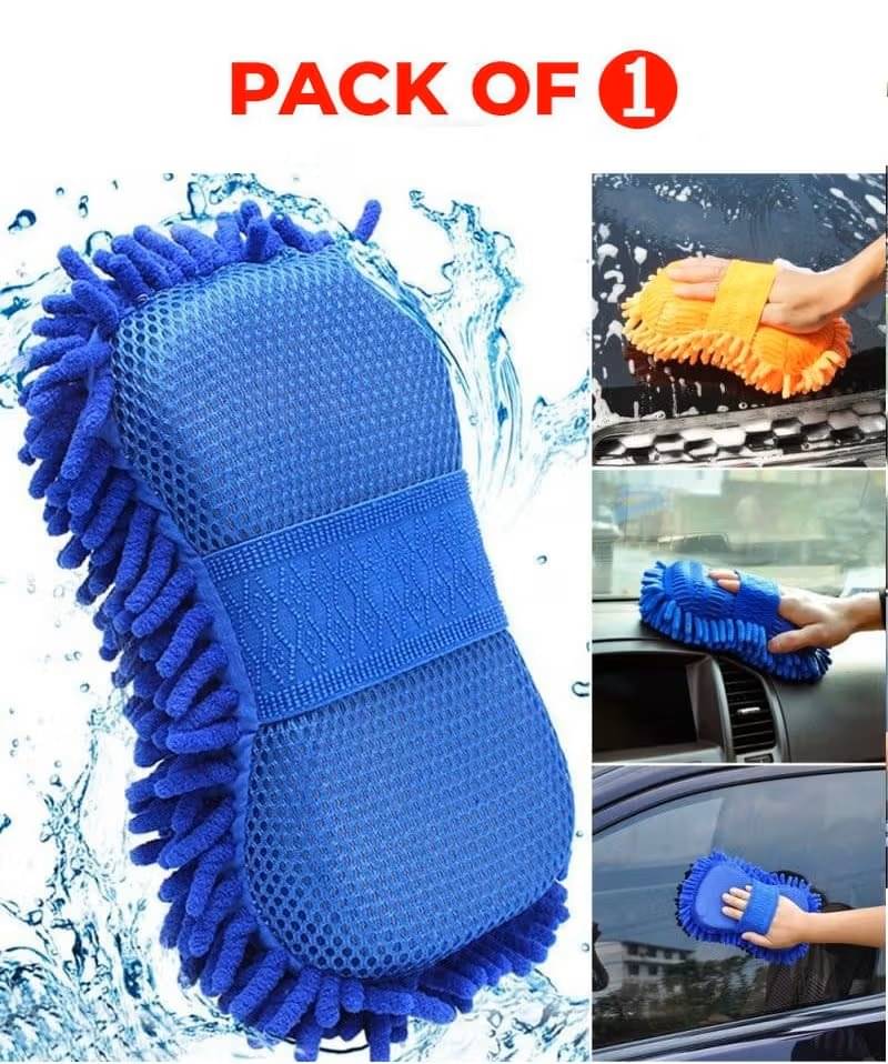     			FSN Wash and Dry 2-in-1 Multipurpose Microfibre High Performance Cleaning Sponge, 1 Pieces