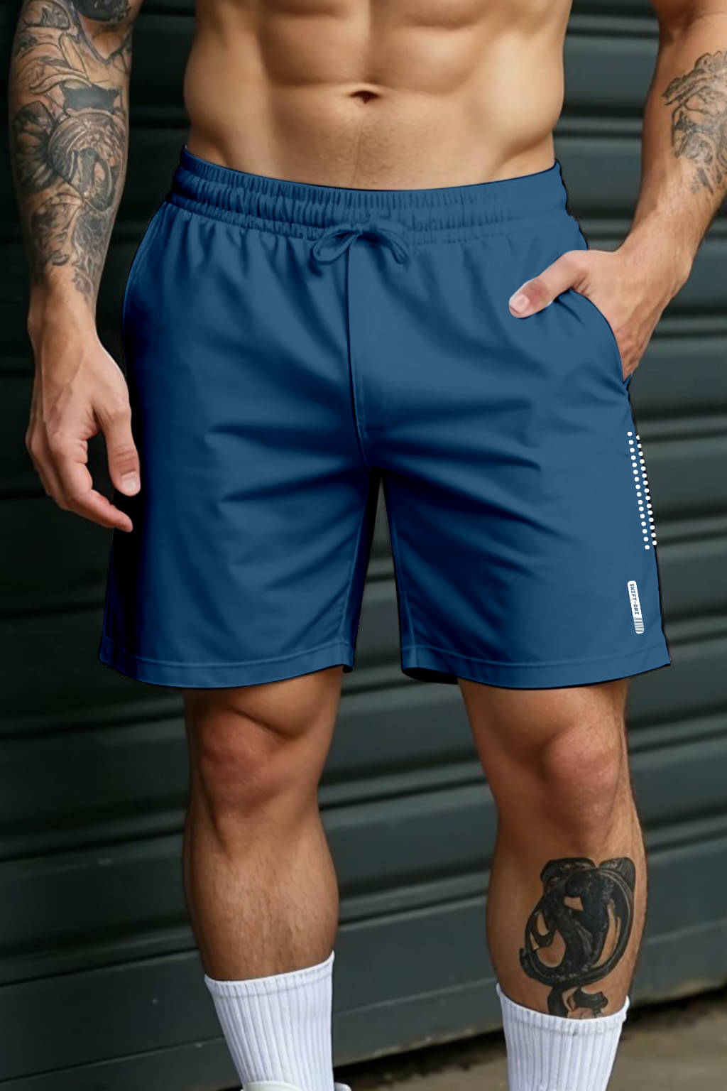     			FTX Blue Polyester Men's Shorts ( Pack of 1 )