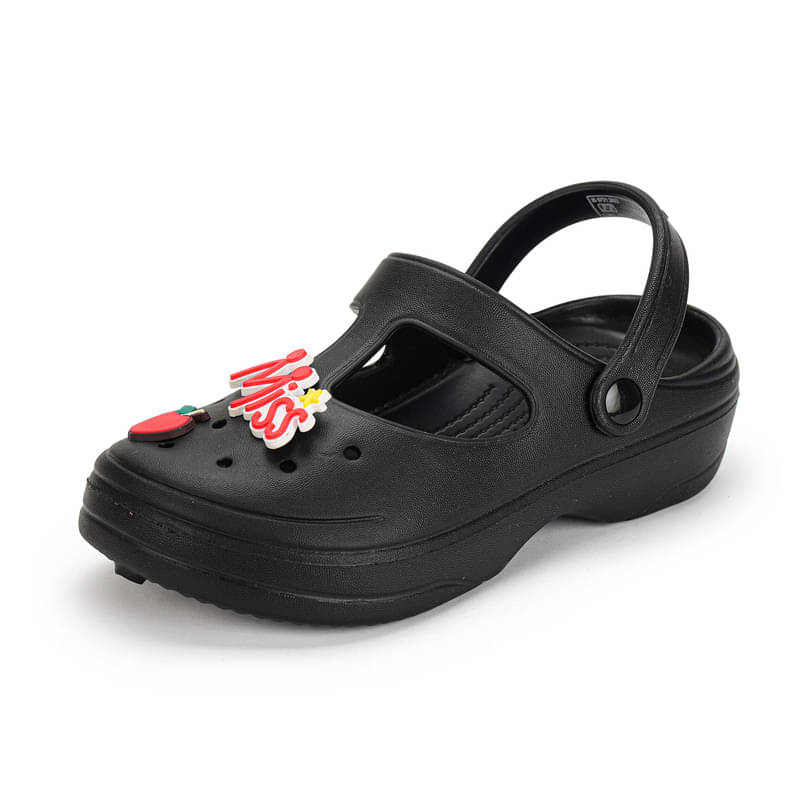     			G&D Black Women's Clogs
