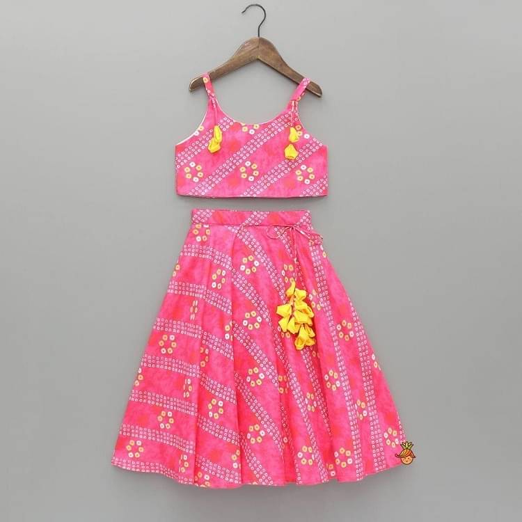     			GAYATRI FAB Rayon Lehenga Choli Set For Baby Girls ( Pack of 1 , Pink )