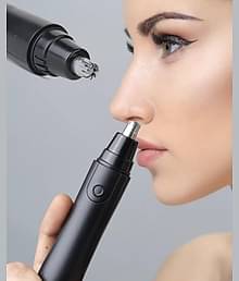 HKZ-YG Nose Hair Trimmer, Black Cordless Multigrooming Kit With 120 minutes Runtime
