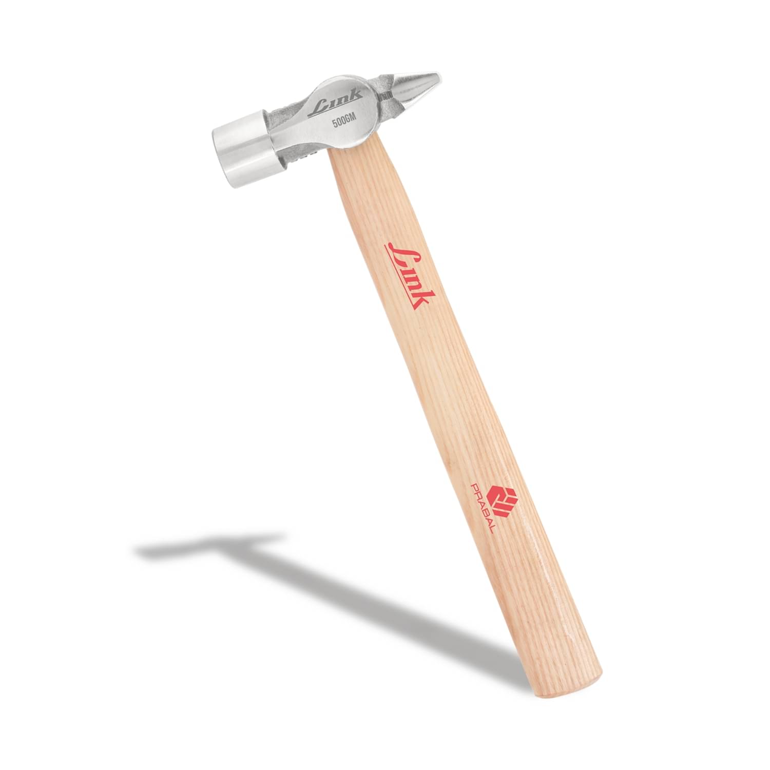     			Link Prabal Cross Pien Hammer-500Gm Durable Forged Steel Head, Ashwood Wooden Handle with Non-Slip Grip For Home Industrial & Professional