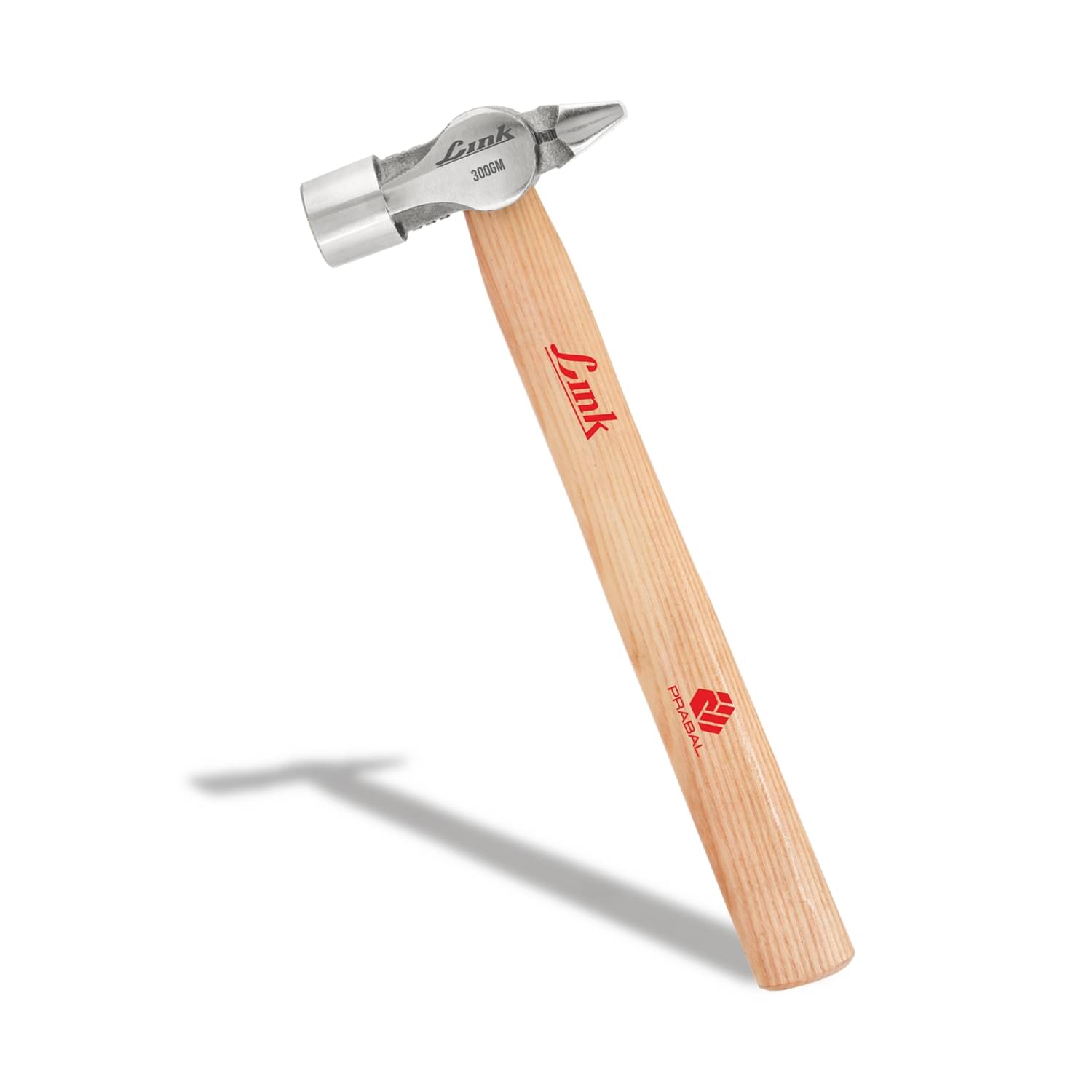     			Link Prabal Cross Pien Hammer-300Gm Durable Forged Steel Head, Ashwood Wooden Handle with Non-Slip Grip For Home Industrial & Professional
