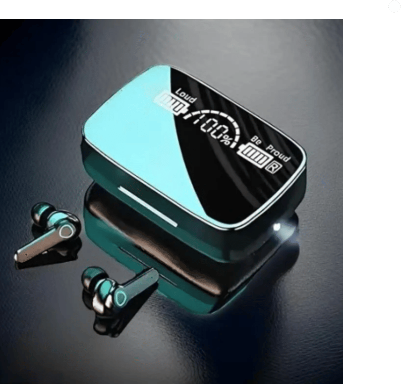     			M19 Bluetooth True Wireless (TWS) In Ear 20 Hours Playback Fast charging,Powerfull bass IPX4(Splash & Sweat Proof) Black