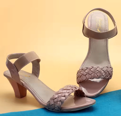     			NUSRATALI PeachPuff Women's Sandal Heels