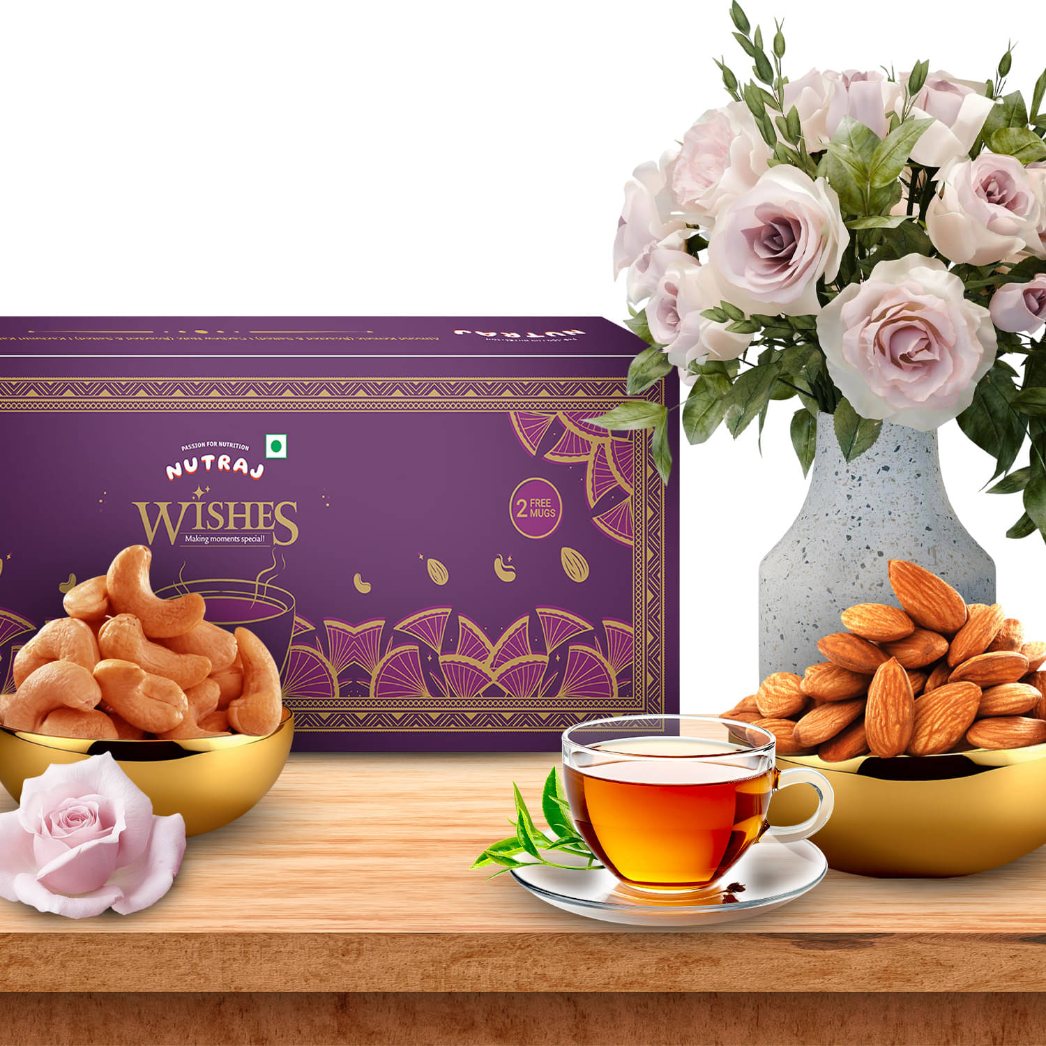 Nutraj Wishes Valley of Warmth, Diwali Dry Fruits Gift Hamper, Assorted Dry Fruits Diwali Gift Pack 500gm Nutraj Wishes Valley of Warmth, Diwali Dry Fruits Gift Hamper, Assorted Dry Fruits Diwali Gift Pack 500gm