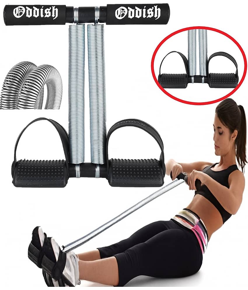 Oddish® Double Spring Tummy Trimmer for Men & Women | Heavy Duty Abs Exerciser for Weight Loss, Belly Fat Burner & Full Body Workout Equipment - Sports and Fitness Equipment | Buy online on ZillyBuy