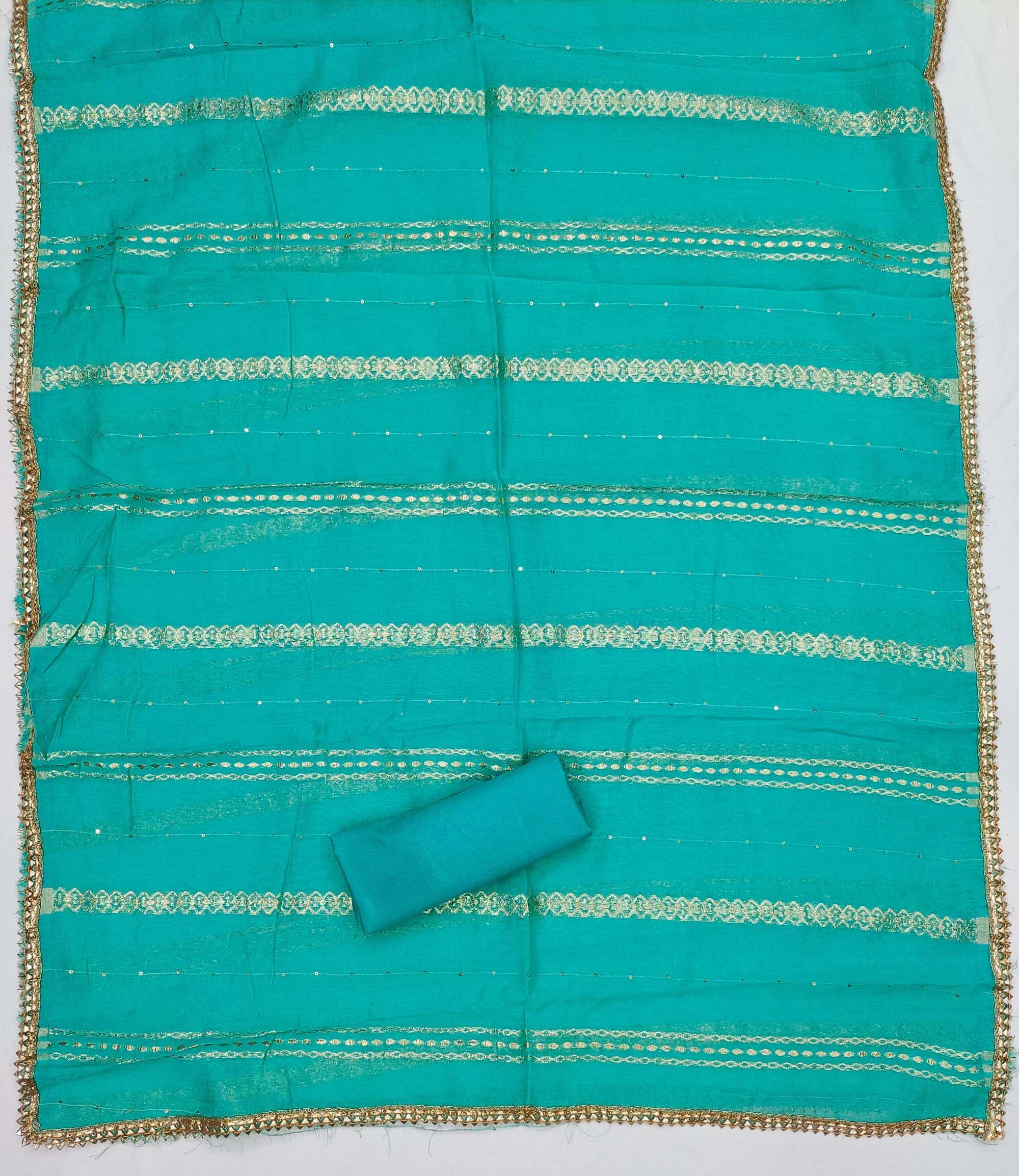Panbai sarees Women Chanderi Unstitched Dress Material ( White ) Panbai sarees Women Chanderi Unstitched Dress Material ( White )